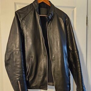 All Saints Black Leather Jacket